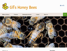 Tablet Screenshot of gilshoneybees.com
